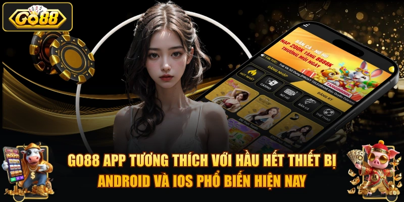GO88 APP tương thích với hầu hết thiết bị Android và iOS phổ biến hiện nay.